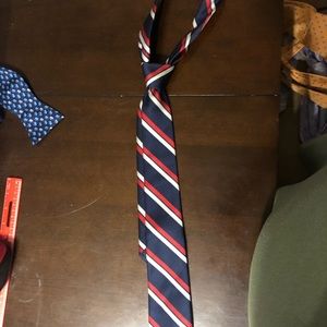 American Eagle tie; red, white and blue